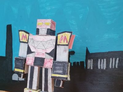 <strong>Carlisle Mencap</strong><br/>fantastic model of Megazord from Independence studio member Michael