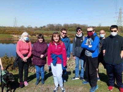 <strong>Carlisle Mencap</strong><br/>Our Thursday Walking Group enjoying the great early spring weather!