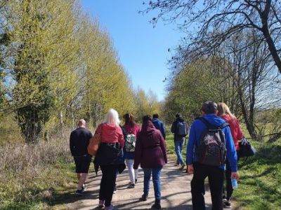 <strong>Carlisle Mencap</strong><br/>Our Thursday Walking Group enjoying the sunny weather in early spring