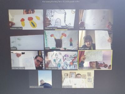 <strong>Carlisle Mencap</strong><br/>Enchanted Forest was theme of an Independence Studio drawing group online meeting.