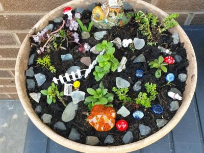 <strong>Carlisle Mencap</strong><br/>This lovely miniature garden was one of three that were made by Caitlin and Rebecca at California House for their mums. They were helped by staff at the adult centre.