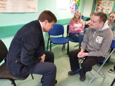 <strong>Carlisle Mencap</strong><br/>On his previous visit to the Independence Studio, the PCC for Cumbria, Peter McCall, was interviewed