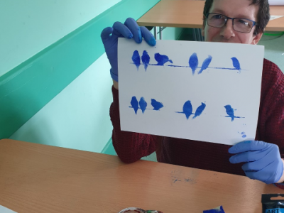 <strong>Carlisle Mencap</strong><br/>Working on the Dream Scheme mural at the Independence Studio, GLC