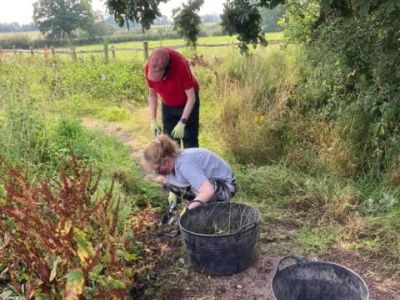 <strong>Carlisle Mencap</strong><br/>Carlisle Mencap members taking part in sessions at Cumbria Wildlife Trust's Gosling Sike site as part of Safer Together & Recovering Together.