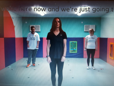 <strong>Carlisle Mencap</strong><br/>Keep Fit video shot