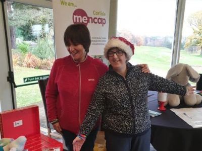 <strong>Carlisle Mencap</strong><br/>Sam and Caroline get into the festive spirit!